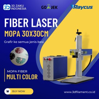 Zaiku MOPA Fiber Laser Marking 30x30 cm 20 Watt Multi Color Besi